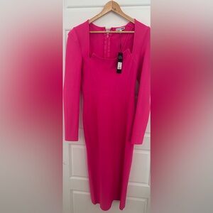 Fashion Nove Elegant Pink Women's Bandage Dress